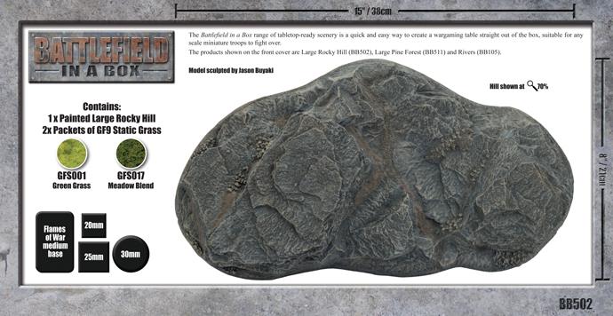 Battlefield in a Box: Large Rocky Hill (ONLINE ORDER ONLY)