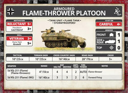 Flames of War: German Armoured Flame-Thrower Platoon (Mid War)
