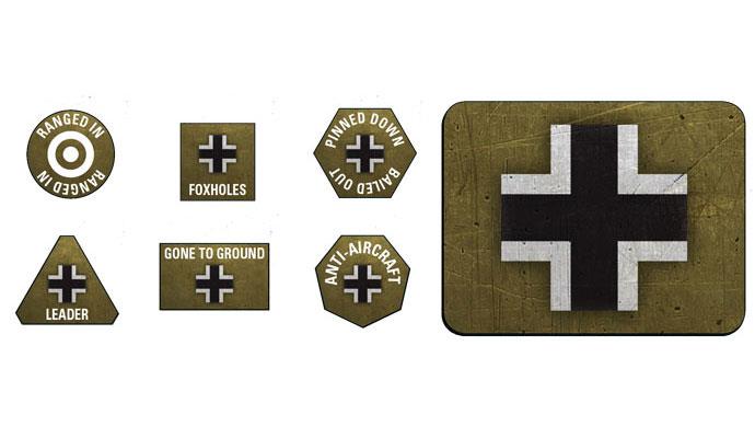 Flames of War: German Tokens and Objectives