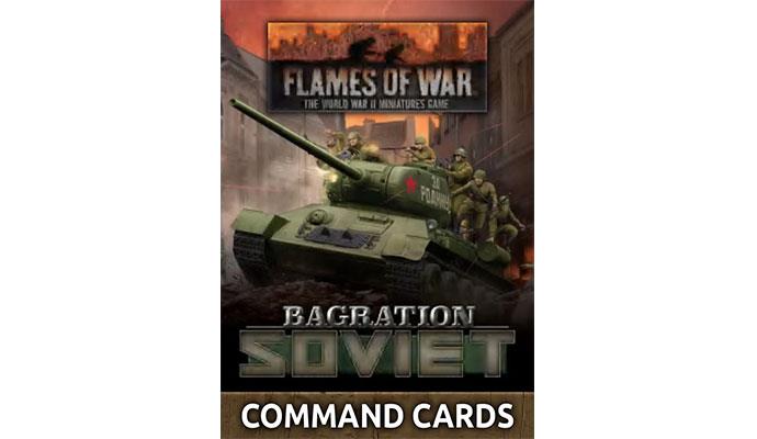 Flames of War: Bagration - Soviet Command Cards (ONLINE ORDER ONLY)