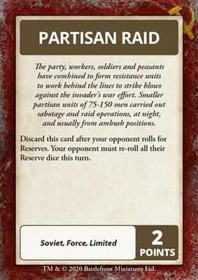 Flames of War: Bagration - Soviet Command Cards (ONLINE ORDER ONLY)