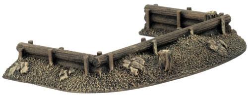Flames of War: Log Emplacements - Gun Pit Markers