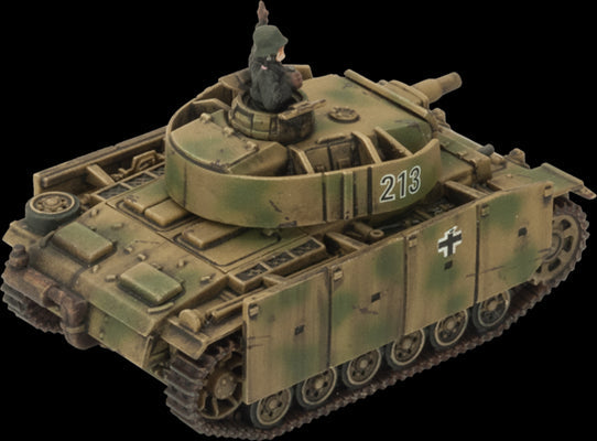 Flames of War: German Panzer III (Late) Tank Platoon (Mid War)