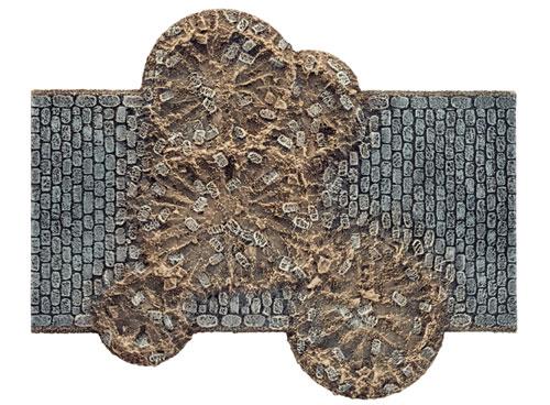 Flames of War: Cratered Cobblestone Roads (ONLINE ORDER ONLY)