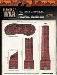 Flames of War: Factory Chimneys (ONLINE ORDER ONLY)