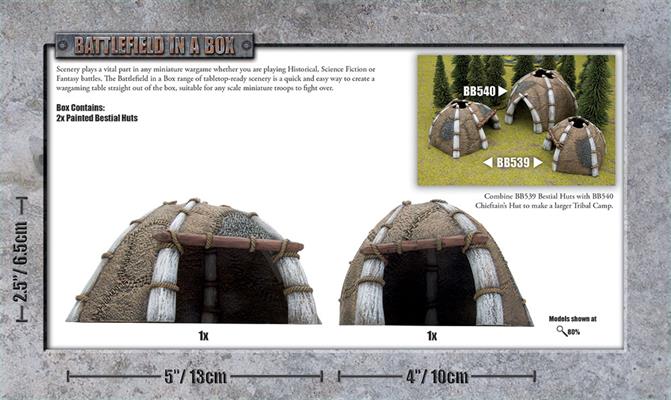 Battlefield in a Box: Bestial Huts (ONLINE ORDER ONLY)