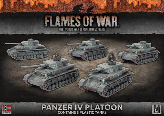 Flames of War: German Panzer IV Platoon (Mid War)
