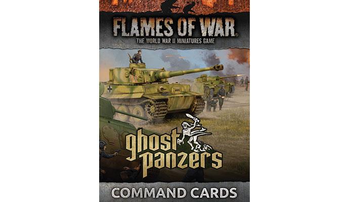 Flames of War: German Ghost Panzers Command Cards (ONLINE ORDER ONLY)