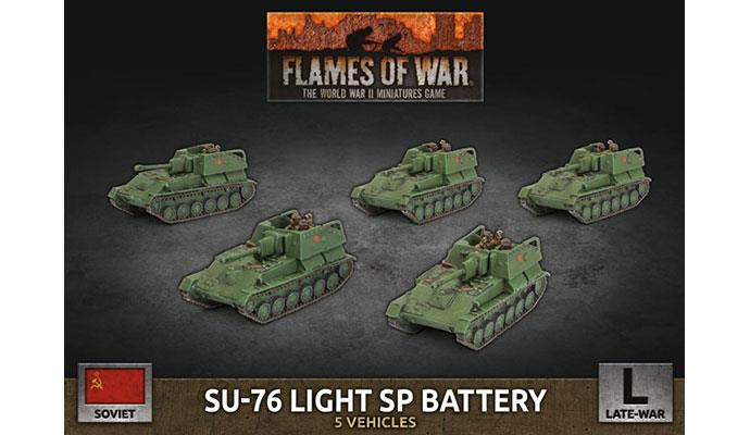 Flames of War: Soviet SU-76 Light SP Battery (Late War)