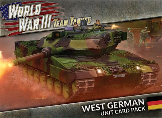 Team Yankee: West German Unit Cards (ONLINE ORDER ONLY)
