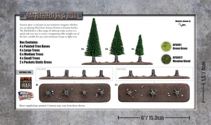 Battlefield in a Box: Tree Lines (ONLINE ORDER ONLY)