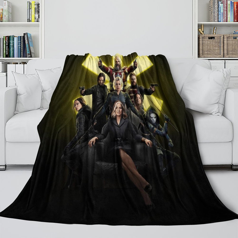 Thunderbolts Pattern Blanket Flannel Throw Room Decoration (Online Order Only)
