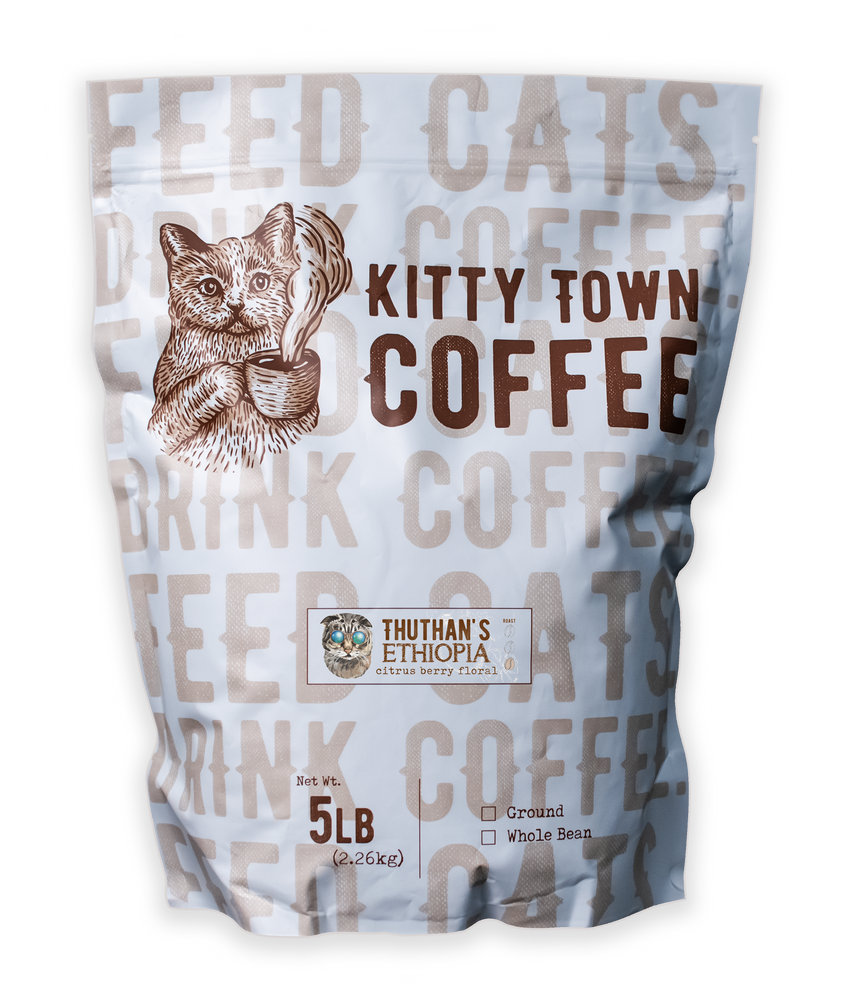 Thuthan's Ethiopia Sidamo: Light Roast Natural Process (ONLINE ORDER ONLY)
