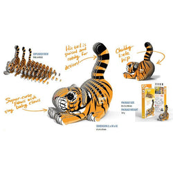 Tiger 3D Cardboard Model Kit Eugy (ONLINE ORDER ONLY)