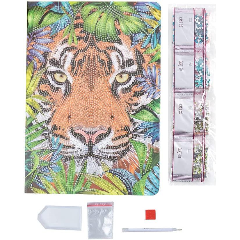 Tiger in the Forest Crystal Art Notebook Kit Craft Buddy (ONLINE ORDER ONLY)