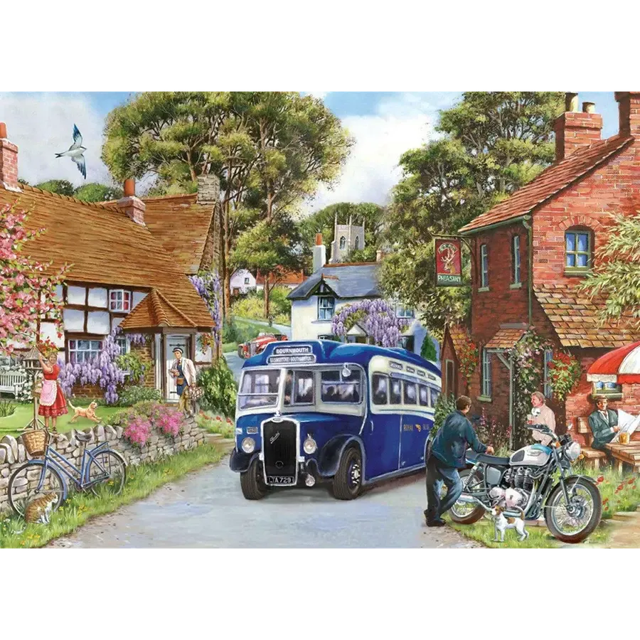 Tight Corner 500 Piece Jigsaw Puzzle HOP (ONLINE ORDER ONLY)