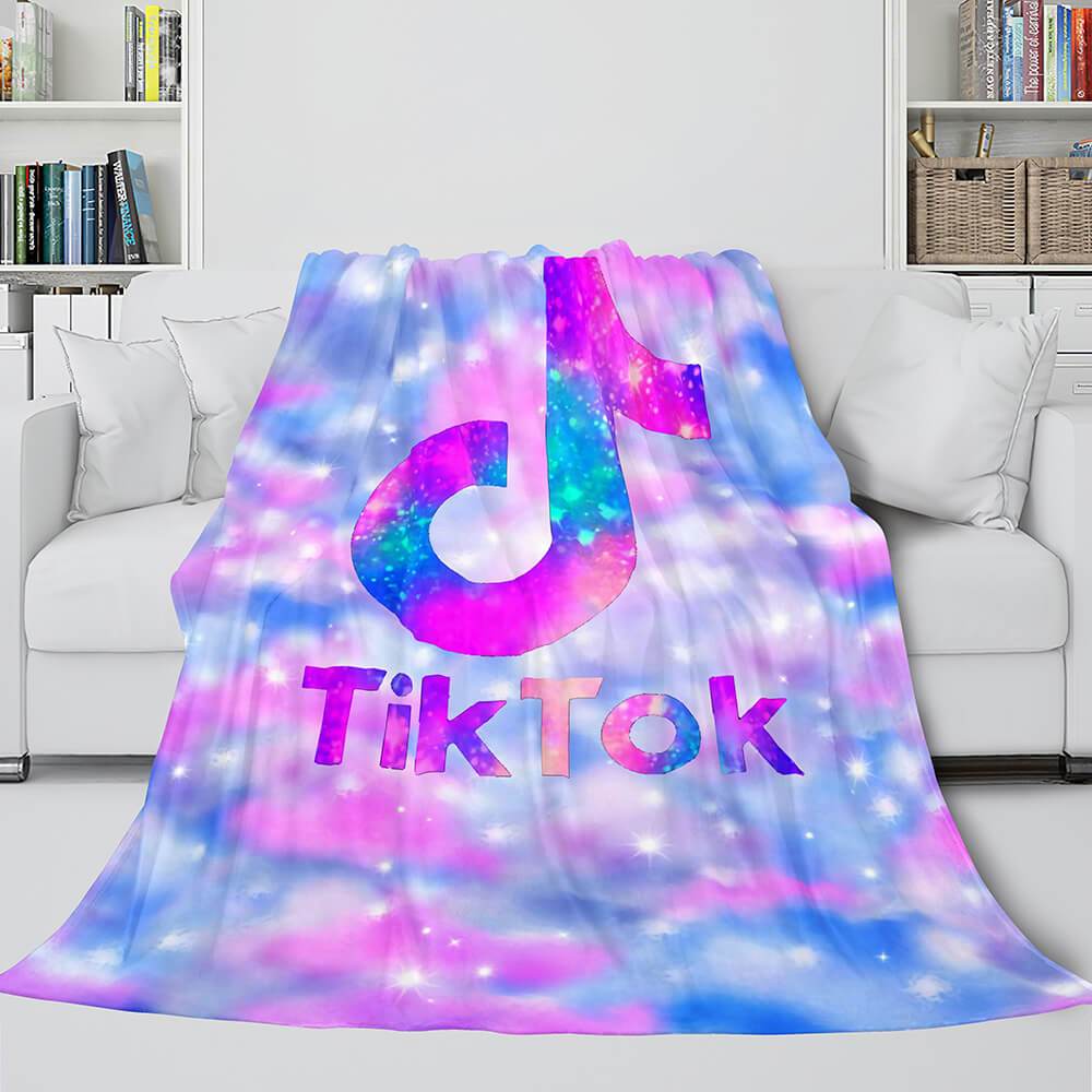 TikTok Blanket Tik Tok Flannel Fleece Blanket (Online Order Only)