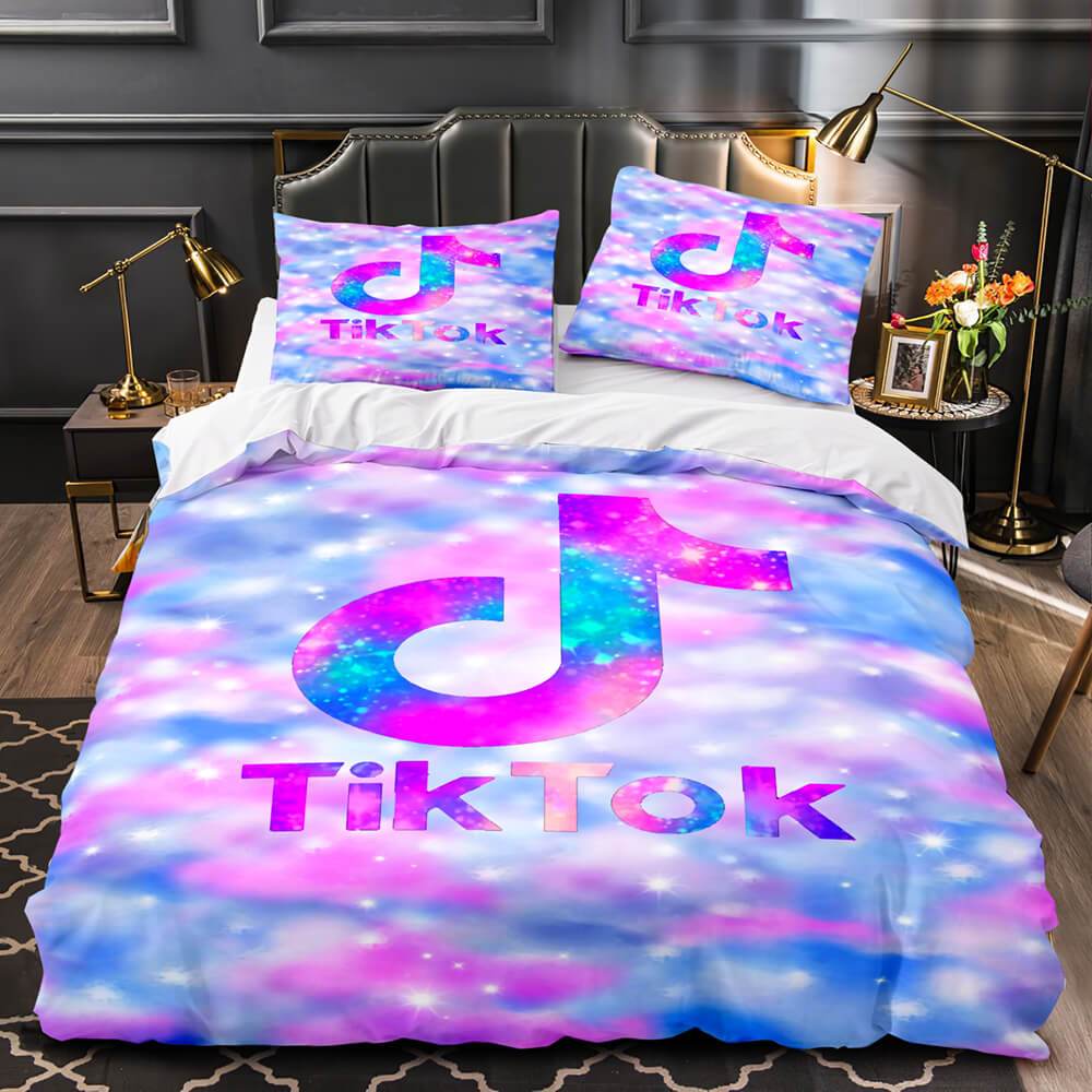 Tiktok Bedding Set Tik Tok Duvet Cover (Online Order Only)
