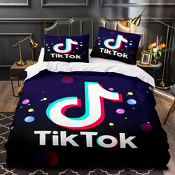 Tiktok Bedding Set Tik Tok Duvet Cover (Online Order Only)