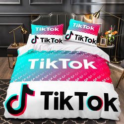 Tiktok Bedding Set Tik Tok Quilt Duvet Covers Without Filler (Online Order Only)