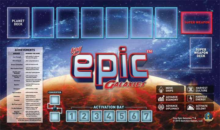 Tiny Epic Galaxies: Game Mat (ONLINE ORDER ONLY)