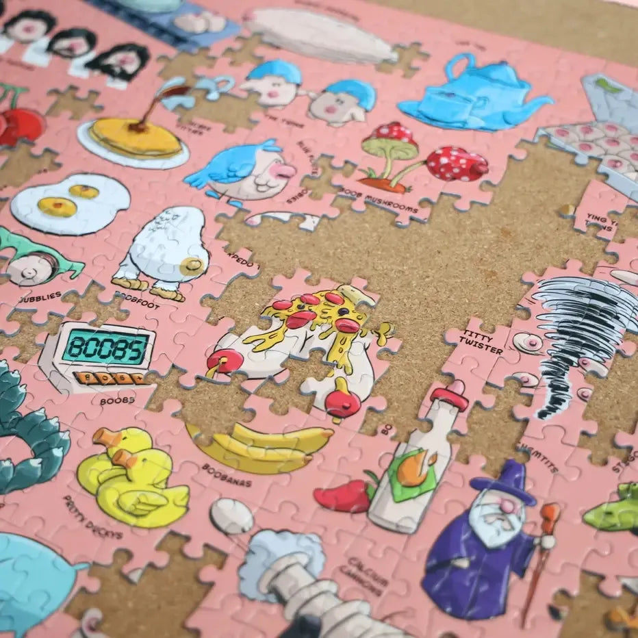 Tit's a Puzzle 1000 Piece Jigsaw Puzzle Sleazy Greetings (ONLINE ORDER ONLY)