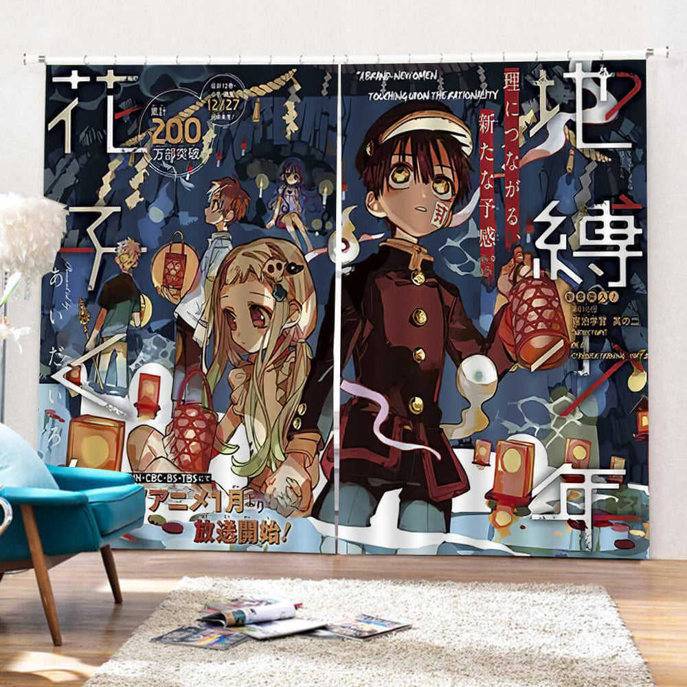 Toilet-bound Hanako-kun Curtains Blackout Window Drapes Room Decoration (Online Order Only)