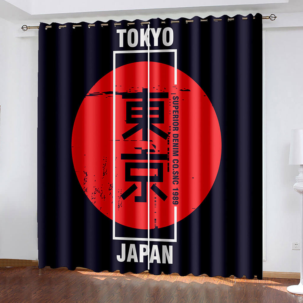 Tokyo Ghoul Curtains Pattern Blackout Window Drapes (Online Order Only)