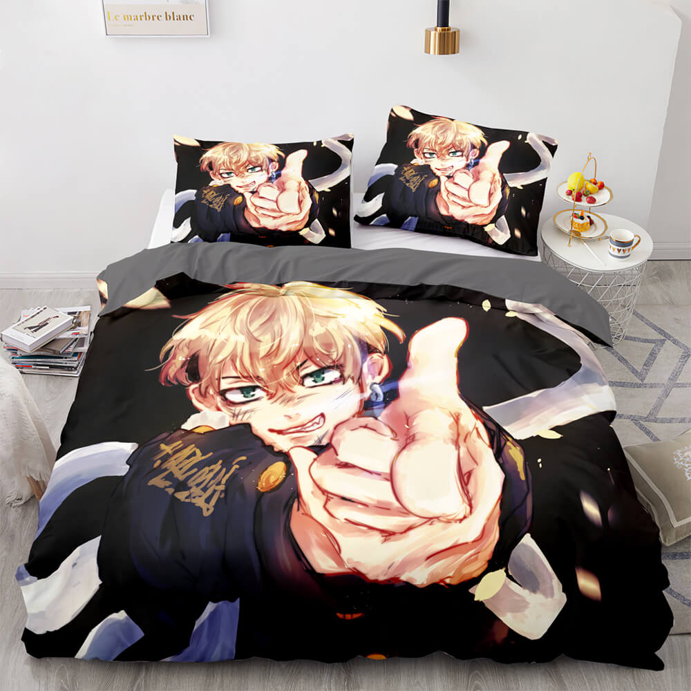 Tokyo Revengers Bedding Set Quilt Cover Without Filler (Online Order Only)