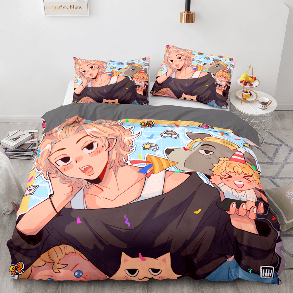 Tokyo Revengers Bedding Set Quilt Cover Without Filler (Online Order Only)