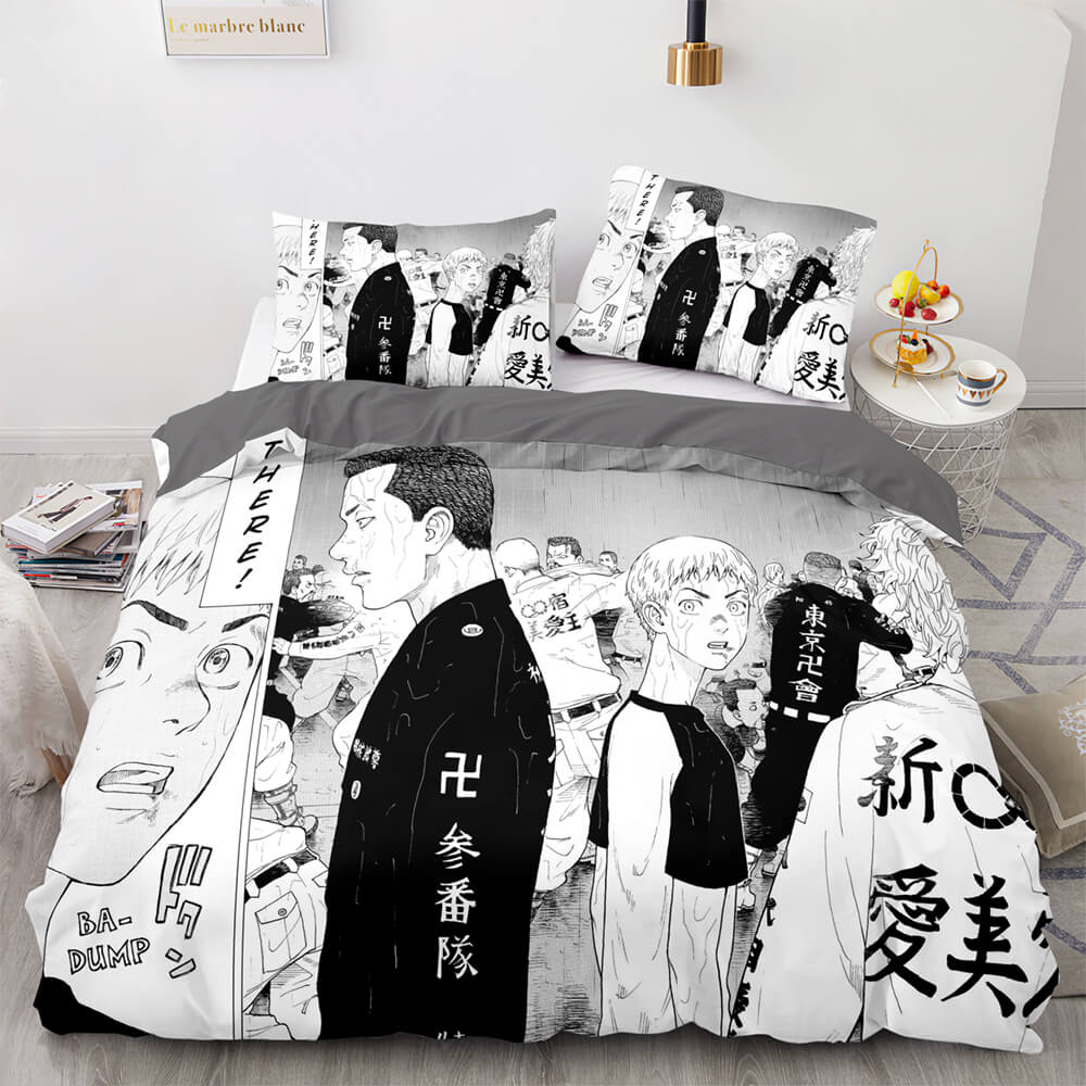Tokyo Revengers Bedding Set Quilt Cover Without Filler (Online Order Only)