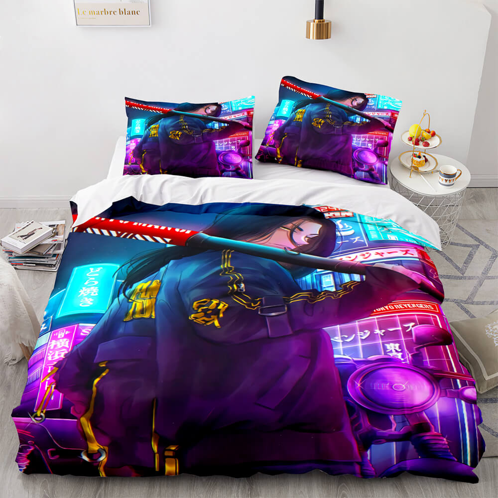 Tokyo Revengers Cosplay Bedding Set Quilt Cover Without Filler (Online Order Only)