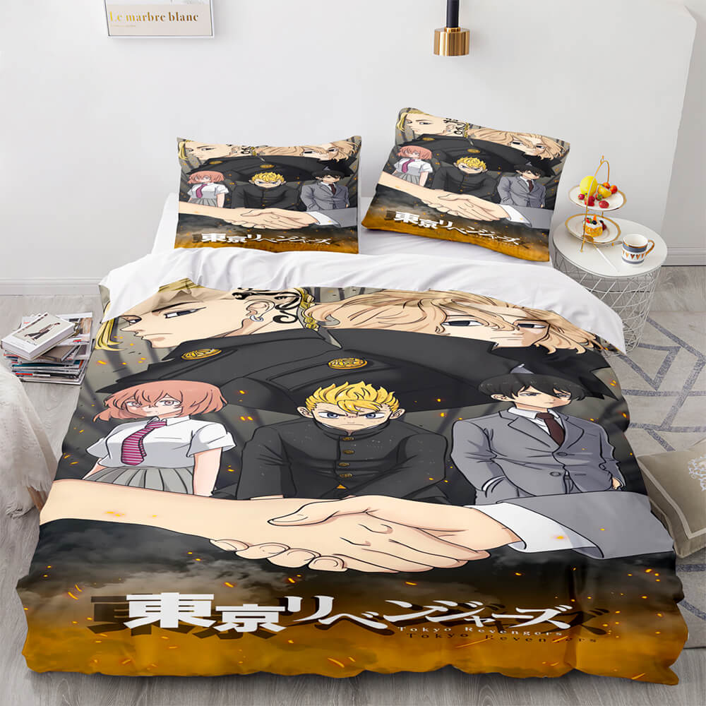 Tokyo Revengers Cosplay Bedding Set Quilt Cover Without Filler (Online Order Only)