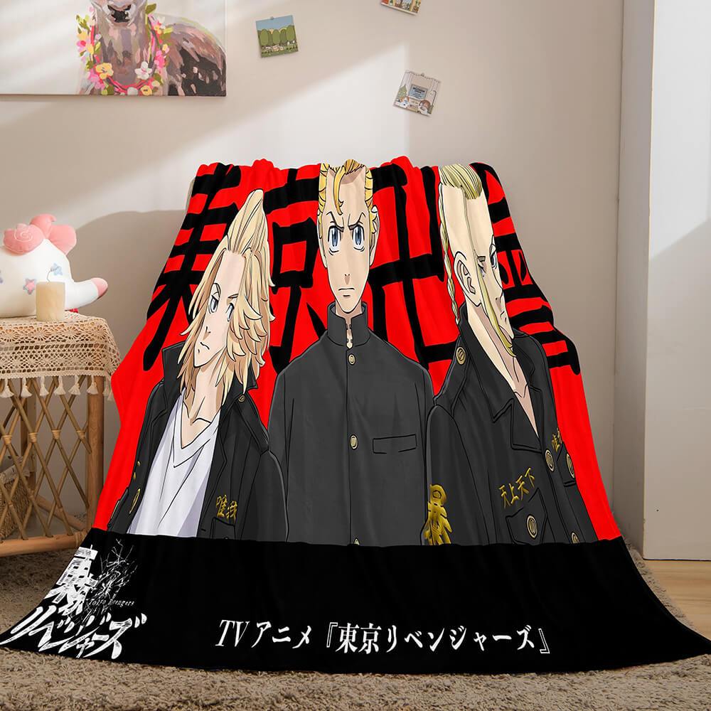 Tokyo Revengers Flannel Fleece Blanket (Online Order Only)