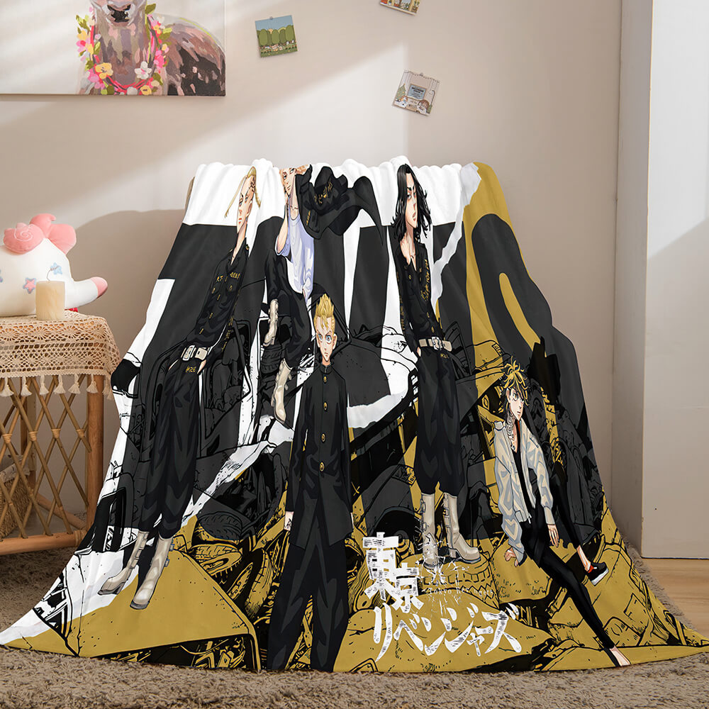 Tokyo Revengers Cosplay Flannel Blanket Throw (Online Order Only)