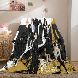 Tokyo Revengers Cosplay Flannel Blanket Throw (Online Order Only)