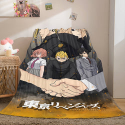 Tokyo Revengers Cosplay Flannel Blanket Throw (Online Order Only)