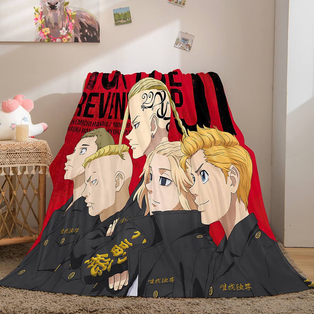 Tokyo Revengers Flannel Fleece Blanket (Online Order Only)