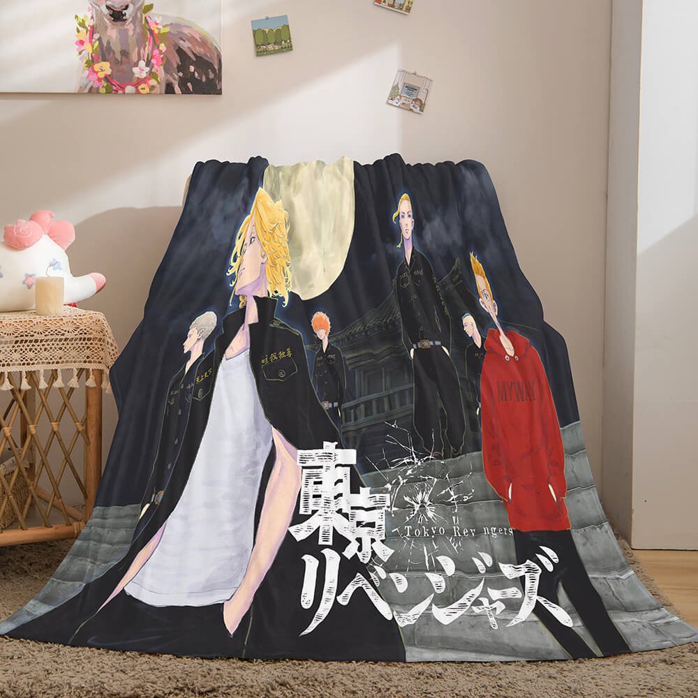 Tokyo Revengers Cosplay Flannel Blanket Throw (Online Order Only)