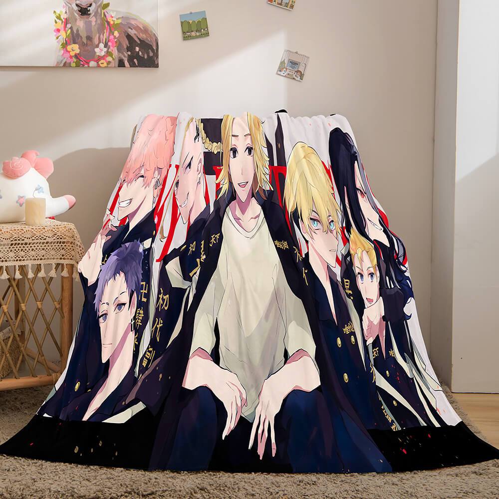 Tokyo Revengers Flannel Fleece Blanket (Online Order Only)