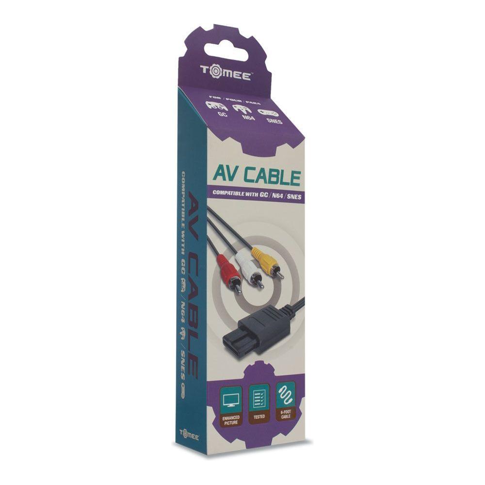 AV Composite Cable For Nintendo SNES / N64 / NGC (Tomee) (Online Order Only)