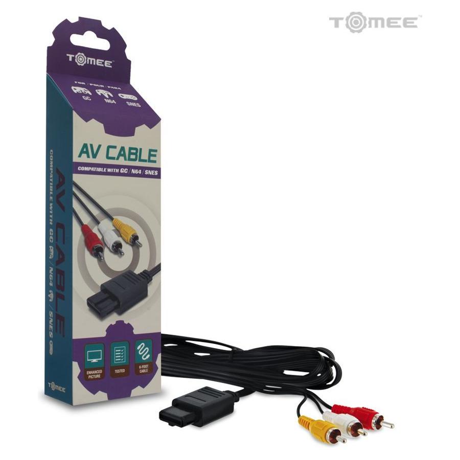 AV Composite Cable For Nintendo SNES / N64 / NGC (Tomee) (Online Order Only)