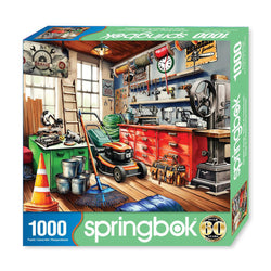 Tool Man's Garage 1000 Piece Jigsaw Puzzle Springbok (ONLINE ORDER ONLY)