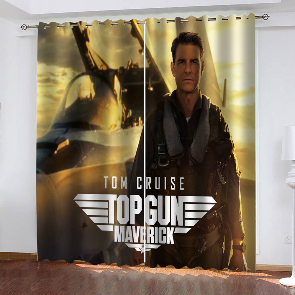 Top Gun Maverick Curtains Blackout Window Drapes (Online Order Only)