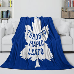 Toronto Maple Leafs Blanket Flannel Throw Kids Room Decoration (Online Order Only)