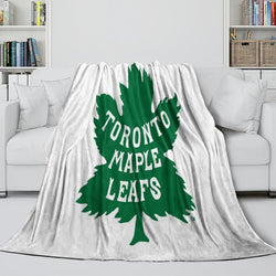 Toronto Maple Leafs Blanket Flannel Throw Kids Room Decoration (Online Order Only)