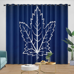 Toronto Maple Leafs Curtains Blackout Window Drapes Room Decoration (Online Order Only)