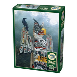 Totem Pole in the Mist 1000 Piece Jigsaw Puzzle Cobble Hill (ONLINE ORDER ONLY)