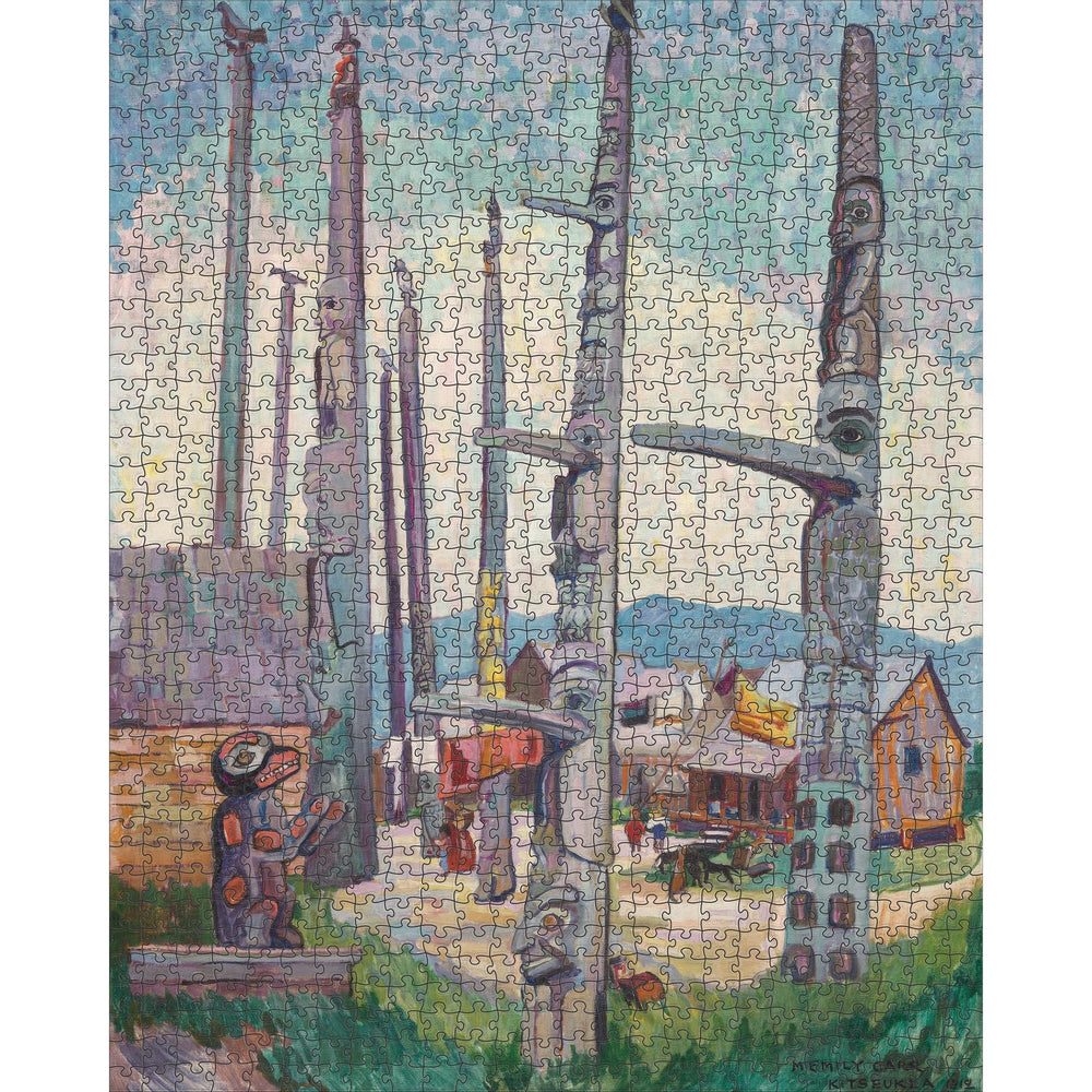 Totem Poles 1000 Piece Jigsaw Puzzle Pomegranate (ONLINE ORDER ONLY)