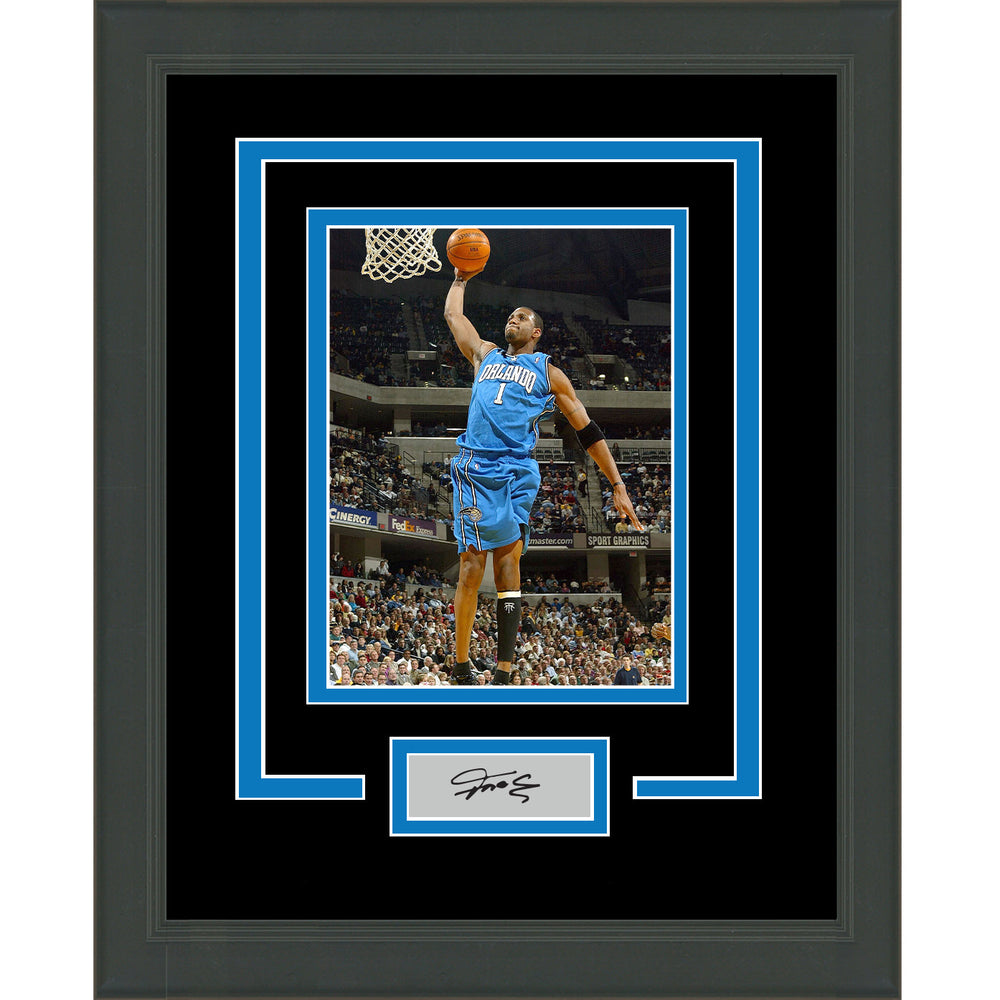 Framed Tracy McGrady Facsimile Laser Engraved Signature Auto Orlando Magic 11x14 Basketball Photo (ONLINE ORDER ONLY)